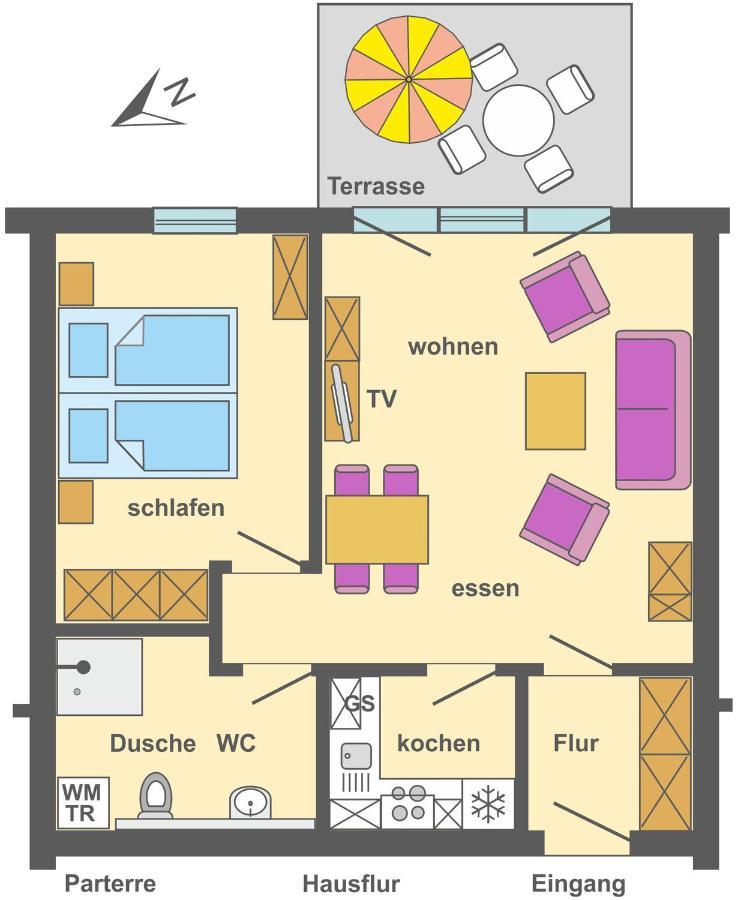 Ferienpark Freesenbruch Wohnung 4 2 - Ostseeperle Zingst Exterior foto